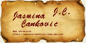 Jasmina Čanković vizit kartica